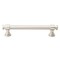 Gliderite Hardware 5-1/16 in. Center to Center Satin Nickel Classic Euro Bar Pull - 4361-128-SN 4361-128-SN-1 - alternate 1